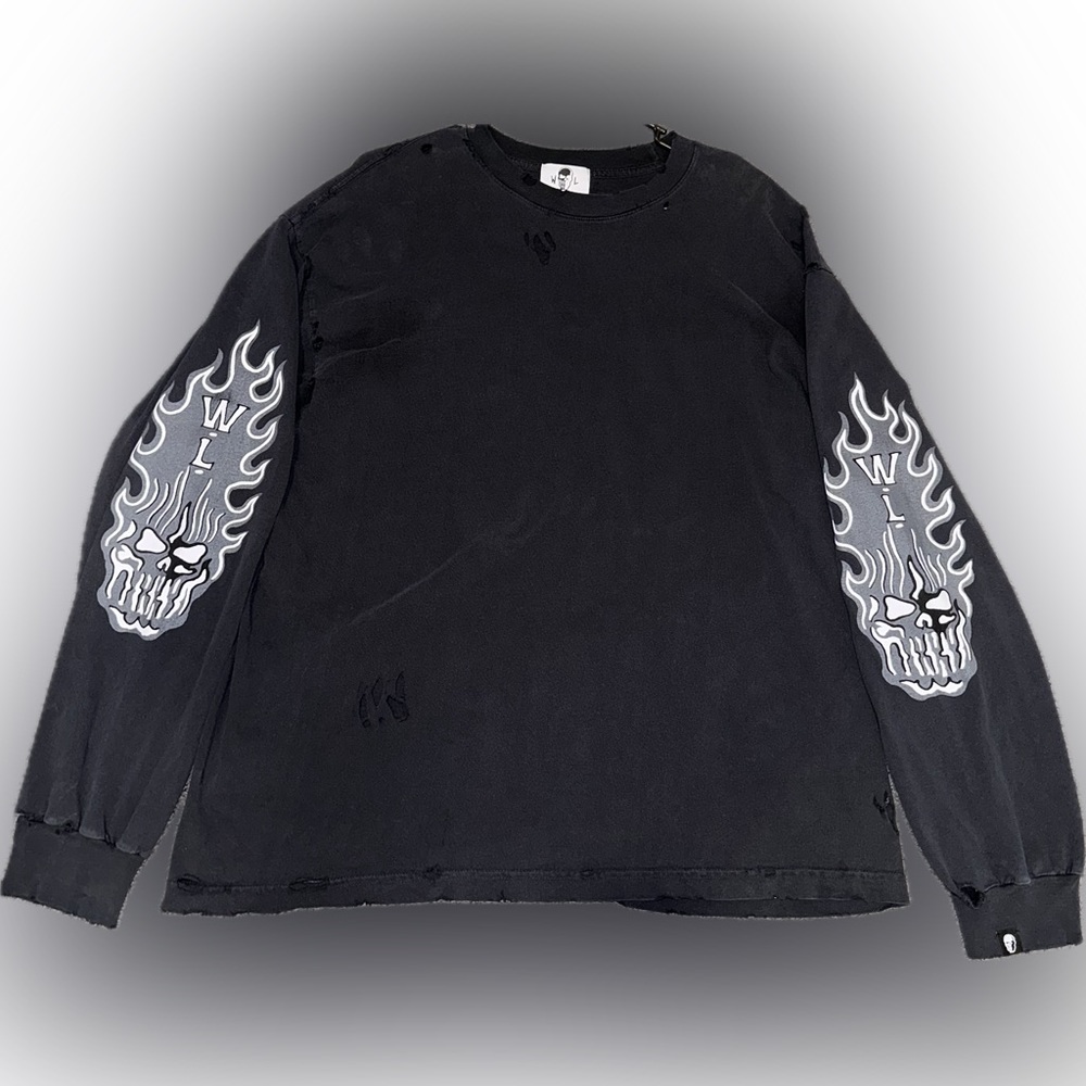 NWOT Warren Lotas Hand Painted Long Sleeve